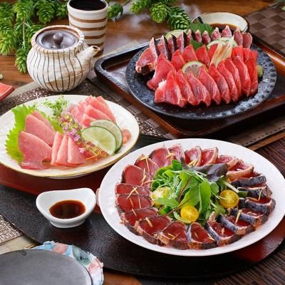 一本釣り鰹 タタキ 刺身 バラエティー1.8kg A8-37【1166290】