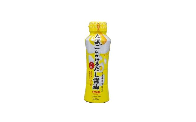 伊賀越　天然醸造蔵　たまごにかける万能だし醤油　200ml x 12本 vaio0005