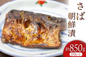 魚 さば 朝鮮漬 170g×5 計 850g [石渡商店 宮城県 気仙沼市 20565951] サバ 鯖 ヤマグン ピリ辛 冷凍