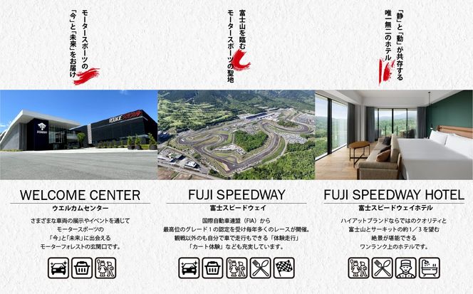 富士 モータースポーツフォレスト エリア 共通利用券　300,000円（10,000円券×30枚）