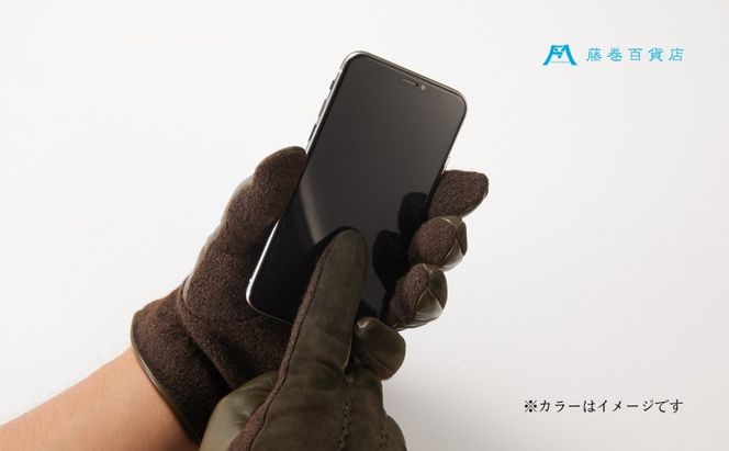 KURODA ゴートスエード×ジャージ メンズ手袋
