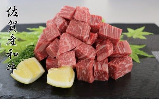 【佐賀産和牛】ヒレサイコロステーキ500g E-282