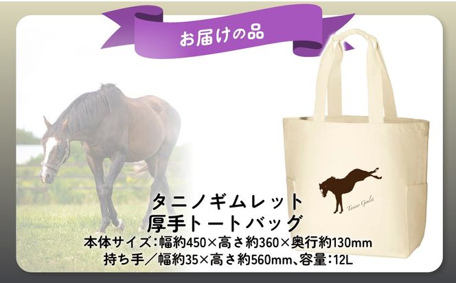 【破壊神タニノギムレット】厚手トートバッグ BRTV107
