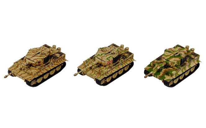 【SGK19】 1/144 ドイツ陸軍 ティーガーI戦車 後期生産型 【kw0168-0036】