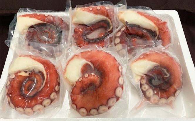小分けで便利 北海道 厚岸産 冷凍 煮だこ足 1.5kg 蛸 タコ たこ 魚介 魚介類 海産 海産物 