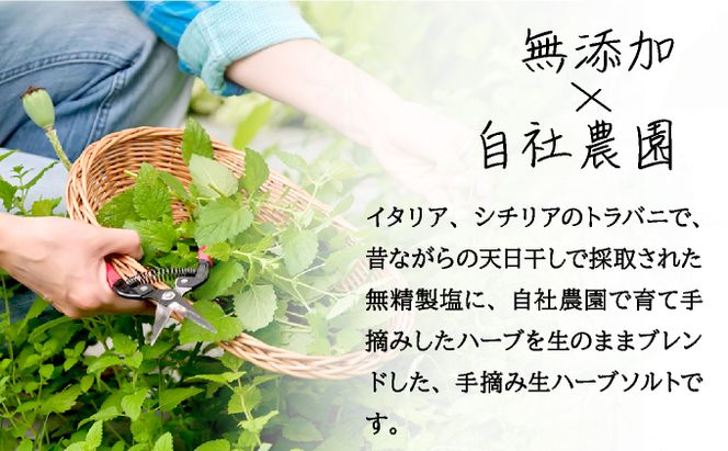 限定生産！手摘み生ハーブソルト詰め合わせ