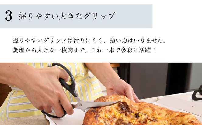 【京都活具】分解可能！洗える キッチンバサミ｜人気ブランド キッチンバサミ 家庭用品 [ カーブバサミ 職人が刃付け 長い刃が特徴 握りやすい大き目グリップ おすすめ ステンレス刃 調理器具 お取り寄せ 通販 送料無料 ふるさと納税 ] 261009_B-WT16