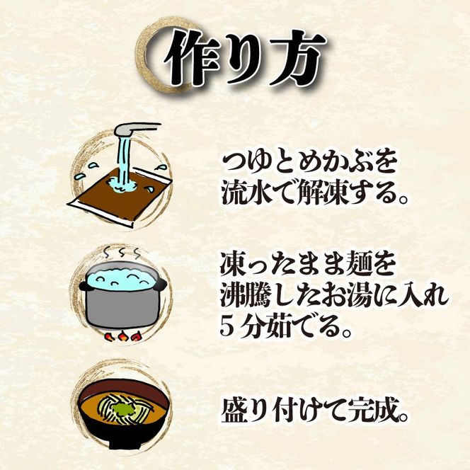 わかめうどん 6食 (2食×3袋)、めかぶ1パック(300g) ワカメ 若芽 めかぶ 海藻 うどん 麺 麺類 めん 冷凍 岩手県 大船渡市 [miyoshi001]