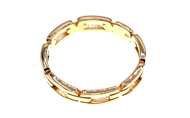 K18YG  地金  デザインリング  R3768-PＹ【サイズ：10号～20号（0.5刻み可）】　イエローゴールド ジュエリー リング 指輪 プレゼント ギフト 贈り物