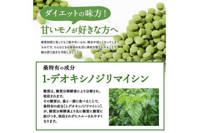 a934 さつま桑粒10袋セット【わくわく園】桑の葉 サプリ サプリメント くわ 天然100％ 有機 桑の葉 有機JAS