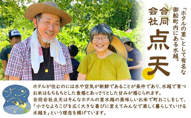 無洗米 ホタルの里水越の自然栽培米 約2.1kg 300g×7袋 合同会社点天《30日以内に発送予定(土日祝除く)》洗わなくてOK 米 コメ 小分け 便利 熊本県産---mf_tnmsn6nen_24_30d_10000_2100g---