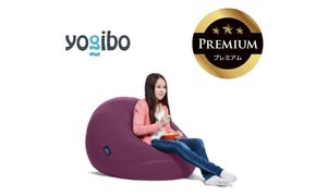 Yogibo Drop Premium（ヨギボー ドロップ プレミアム）＜パープル＞【ビーズクッション ビーズ 座椅子 椅子 クッション ビーズソファー ビーズソファ 新生活 プレゼント インテリア 家具 ベッド ゲーム】-[G763-5]