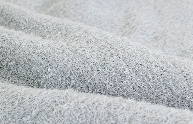 G2042 【スピード発送】毛羽落ち軽減！フェイスタオル6枚グレー