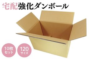 ダンボール 宅配 120サイズ 強化ダンボール10枚セット【埼玉県 春日部市 高剛性構造 重荷対応 長距離輸送 梱包 引越し】(CX009 )