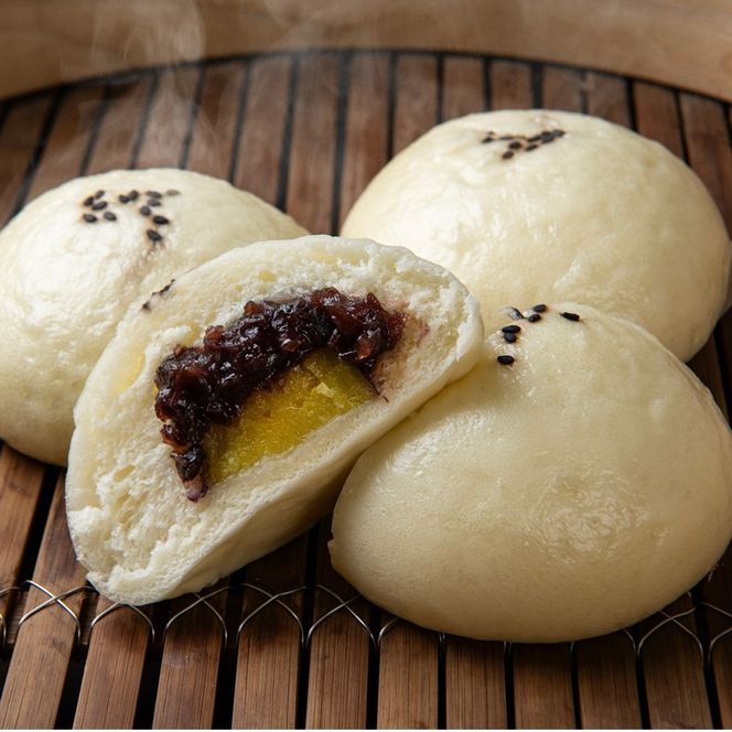 職人手作りの「やき芋あんまん」8個セット 焼き芋 さつまいも サツマイモ 餡 小豆_2772R