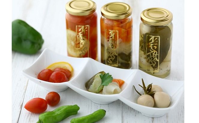 NEW SIDE HANDS ピクルス（L）3本入 加工食品 野菜加工品 野菜 瓶詰 