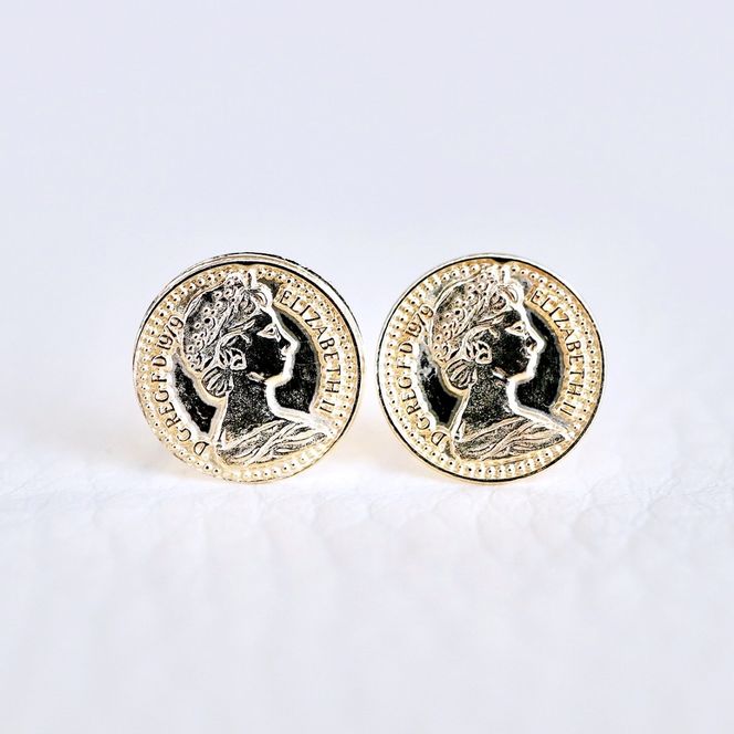 K18 18金 イエローゴールド 地金 コイン 金貨 ピアス 保証書付 SGL22869 SWAD087