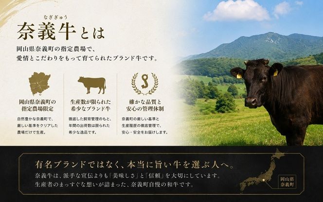 なぎビーフ 焼肉カット 600g（300g×2） / 焼肉 牛肉 牛 和牛 なぎビーフ 冷凍 奈義町 岡山県産 国産牛 国産 【mtsy013】