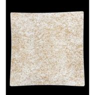 波スクエアプレート S 乱糸（マット仕上げ）純白［NF84］ 303446_CU90039VC03