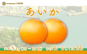 【先行予約】【数量限定】あいか（生果5kg）※離島への配送不可（2025年12月上旬より順次発送予定） IKTBD005