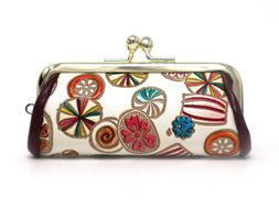 【文庫屋大関】印鑑ケース　飴【皮革工芸品】 ファッション小物 民芸品 