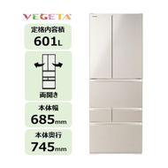 東芝 冷蔵庫 【標準設置費込み】 601L 6ドア 両開き 冷凍冷蔵庫 GR-Y600FK(EC) 141305_KV208