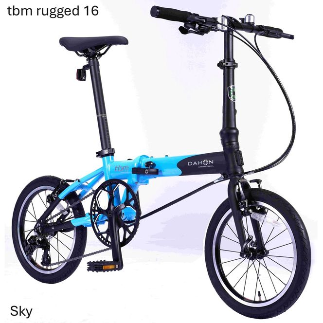 DAHON Int Folding Bike tbm rugged 16　Sky【四日市市 で人気の返礼品 武田産業 折り畳み自転車 自転車 折りたたみ自転車 折りたたみ式自転車 三重県 四日市市ふるさと納税】
