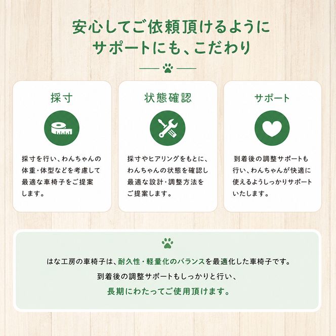 中型犬用三輪車椅子（背丈33～65cm　体重22キロ以下） 【!寄附前に事業者へ相談必要!】 雑貨 日用品 