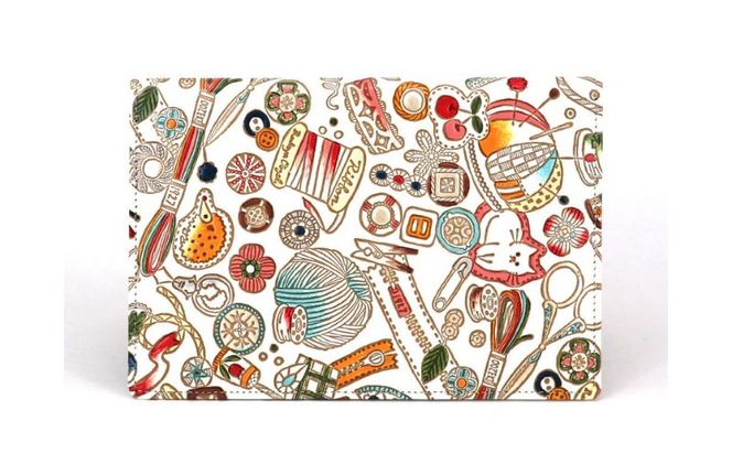 【文庫屋大関】パーソナルホルダー　ソーイング【皮革工芸品】 民芸品 雑貨 日用品 文房具 革小物 革製品 ファイル ケース 