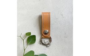革小物 キーホルダー（ナチュラル）レザー製品 革製品　LC00022