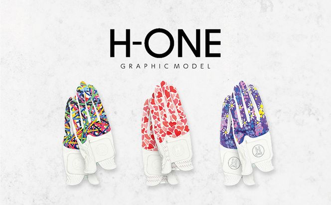 ゴルフ用手袋（レディース両手用）H-ONE Graphic (エイチ-ワン グラフィック) ゴルフグローブ ゴルフ用 レディース ハシセン UVカット 