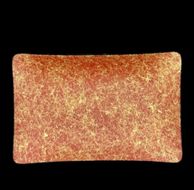 角小皿 乱糸(マット仕上げ) 本朱 ［NF138］ 303446_CU90065VC02