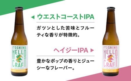 【全12回定期便】【 3種 飲み比べ 】糸島 クラフト ビール 瓶 詰め合わせ 6本 セット 糸島市 / HELLO BREWERY 地ビール ビール [AGM004] クラフト ビール 地ビール 飲み比べ 詰め合わせ セット