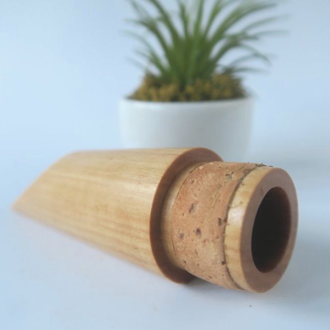 木製マウスピース（クラリネット ベーム式）　カバザクラ材（国産） ［195S05］ 木製マウスピース クラリネット ベーム式 カバザクラ材 国産 木製 木材 マウスピース 硬い素材 希少 サウンドイメージ 明るい 音の輪郭 ハッキリ 木肌 なめらか 製品保証 愛知県 小牧市 送料無料