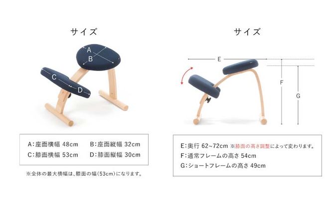 椅子 バランスイージー カバーなし イージーライティングボード L セット 選べる フレーム カラー