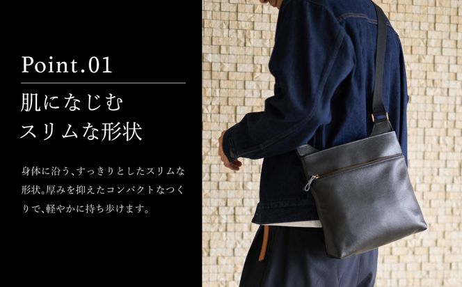 豊岡工房　牛革ショルダーバッグ（4323）キャメル