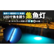 船釣り・堤防釣りに最適!LEDで魚を誘う|z029-20m［172C10］船釣 堤防 釣り 最適 高輝度 3色 LED z029-20m オールマイティ 集魚灯 ライト 水中ライト LEDライト ポータブル USB 夜焚き 遊漁 海釣り 魚釣り イカ釣り アジ釣り 魚 反応 でんらい アウトドア 愛知県 小牧市 送料無料