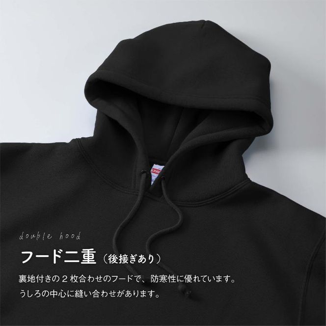 世界で唯一!着る山菜!!【こごめパーカー・黒】裏起毛 トレーナー ファッション メンズ レディース 洋服 新潟 