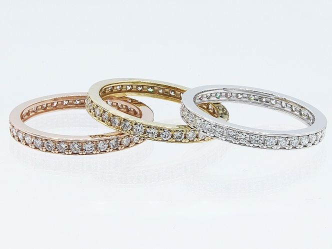 ダイヤモンドフルエタニティリング　0.55ct　Pt900（111114）　BR-66