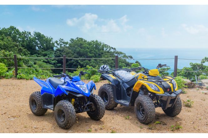 Bravo！バギーワクワクプラン＋BBQセット 3名様ご利用チケット【宗像大島リゾート】_HA1890