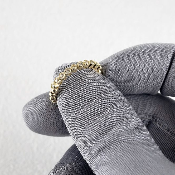 18金 リング k18 フリーサイズ ダイヤ 0.2ct 指輪 ゴールド 形状記憶 イエローゴールドK18 240828hy202 SWAA184