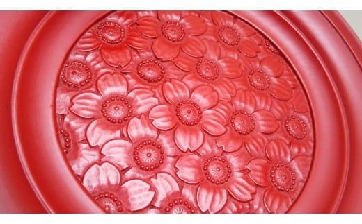 鎌倉彫桜文皿[BM010ci]