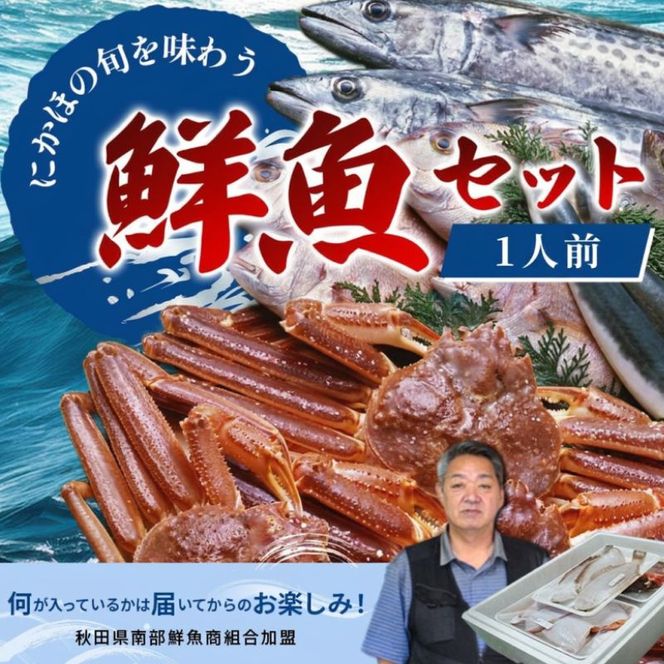 鮮魚 冷蔵 クール便「開けたらすぐ食べられる」下処理済み 海産物 1人前 さとう鮮魚店【一人暮らし 女性 男性 パック 詰め合わせ 海鮮セット 鮮魚ボックス 海鮮 海の幸 魚介 魚介類 切り身 秋田県 にかほ 】