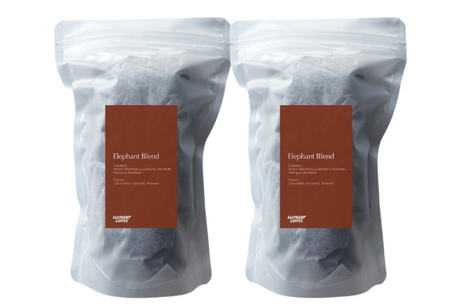 コールドブリュー コーヒー エレファントブレンド 30g×6p×2袋 [エレファントコーヒー 福岡県 筑紫野市 21761139] スペシャルティ 珈琲 自家焙煎 アイスコーヒー オリジナル ブレンド