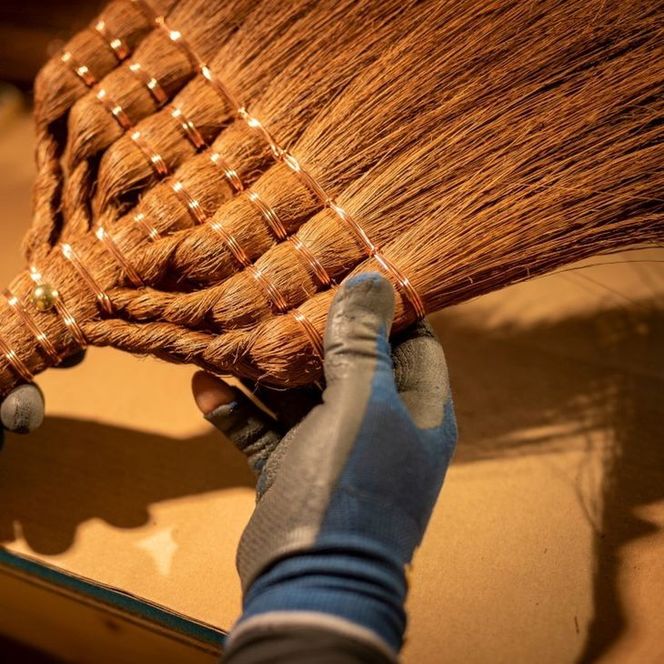 国産棕櫚箒 7玉