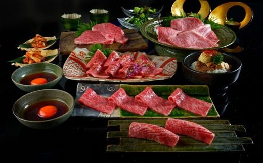 【14-8】《食事券》松阪牛焼肉　エクセレントコース（3名様分）
