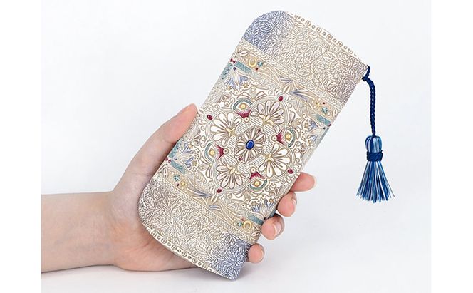 【文庫屋大関】メガネケース　夢幻のタピ【皮革工芸品】 ファッション小物 民芸品 