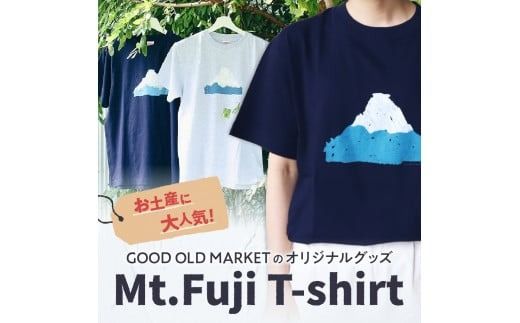 Mt.Fuji T-shirt《MADE IN FUJIYOSHIDA》Navy/ Gray【サイズS/M/L/XL】