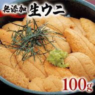 【2026年 先行予約】 生うに 100g 岩手県産 冷蔵 雲丹 ミョウバン不使用 テレビ TV 放送 ニュース 番組 大船渡 岩手県