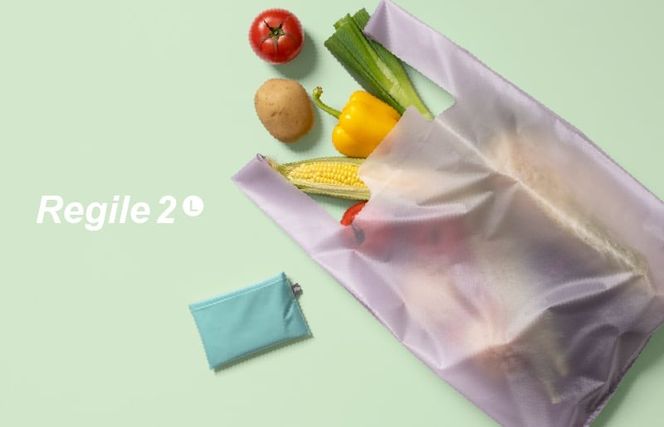 G2811 【スピード発送】エコバッグ Regileレジル（グレー）